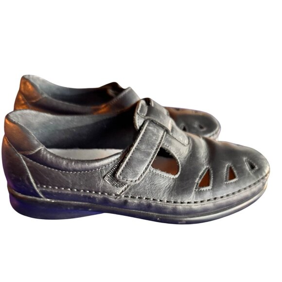 SAS Size 8 Tripad Orthotic Comfort Womens Leather Walking Shoes Black - Picture 9 of 11